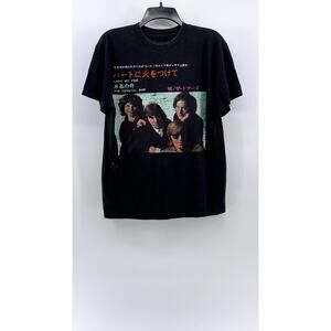 THE DOORS Light My Fire The Crystal Ship Black Graphic Band T-Shirt SZ M